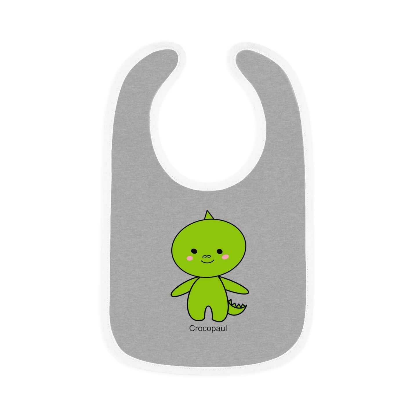 Baby Contrast Trim Jersey Bib